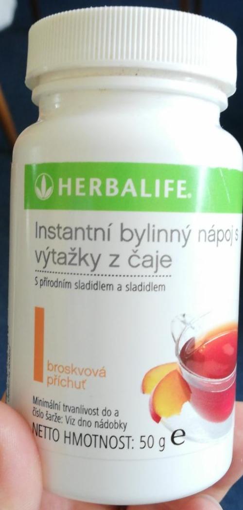 Fotografie - Instantní bylinný nápoj s výtažky z čaje broskvová Herbalife