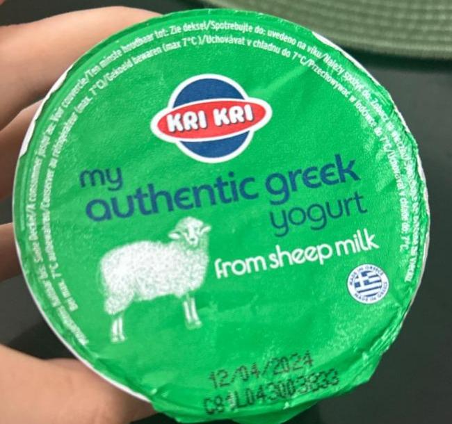 Fotografie - my authentic greek yogurt from sheep milk Kri Kri