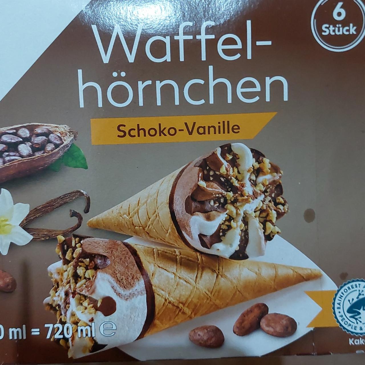 Fotografie - Waffelhörnchen Schoko-Vanille K-Classic