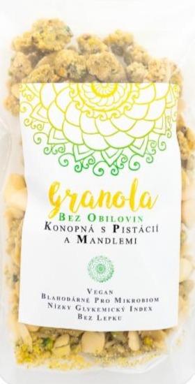 Fotografie - Granola Konopná s Pistácií a mandlemi