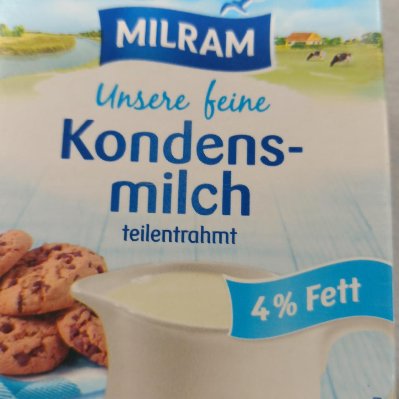 Fotografie - Kondens milch 4% fett Milram