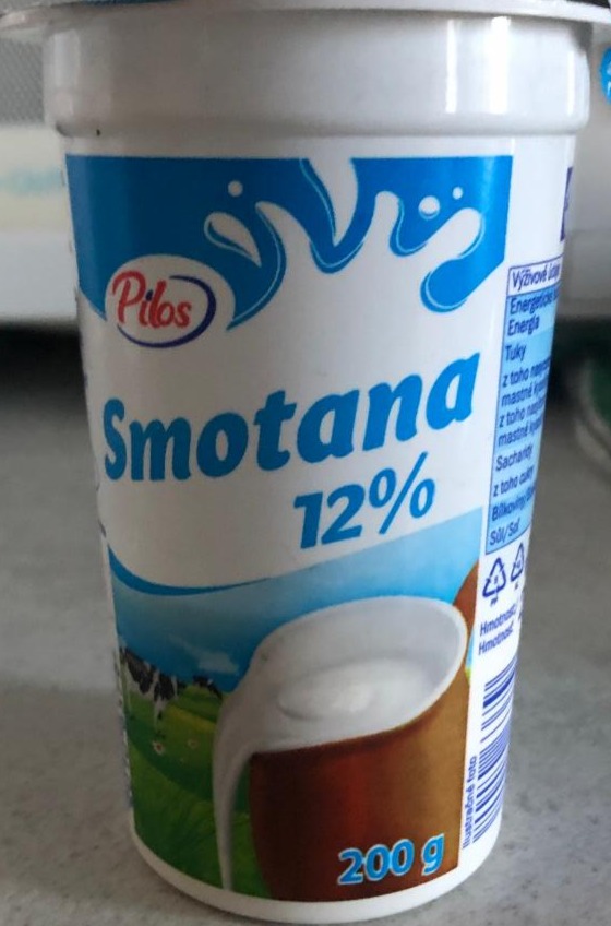 Fotografie - smetana 12% Pilos