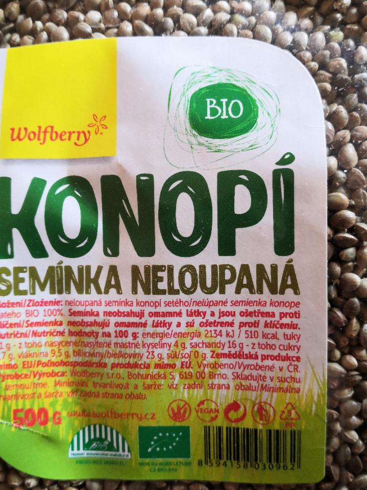 Fotografie - Bio Konopí semínka neloupaná Wolfberry