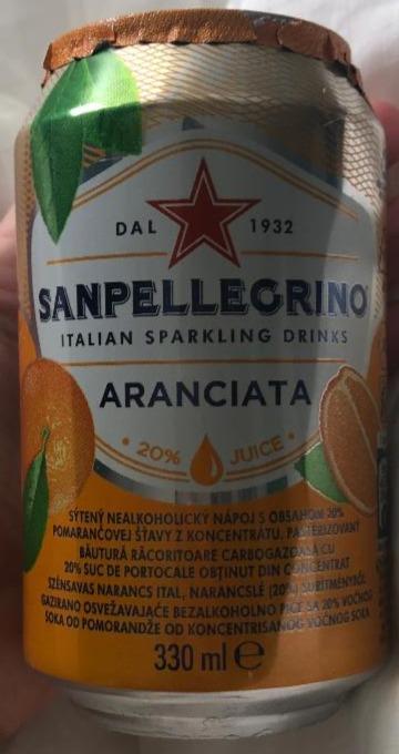 Fotografie - San Pellegrino Aranciata Limonáda pomeranč 20%