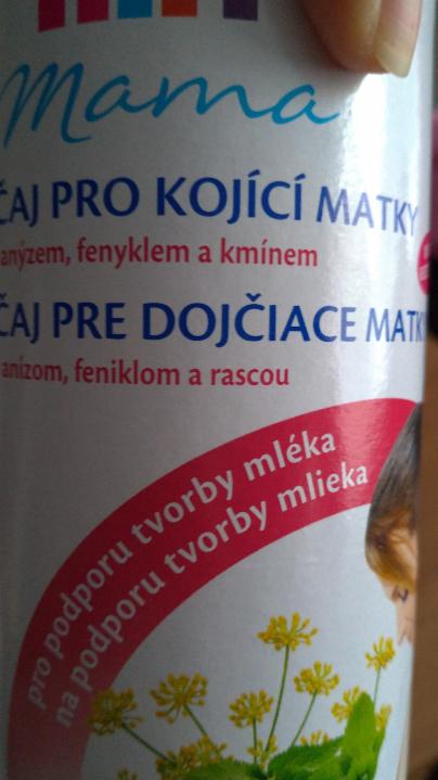 Fotografie - Čaj pro kojící matky Hipp Mama