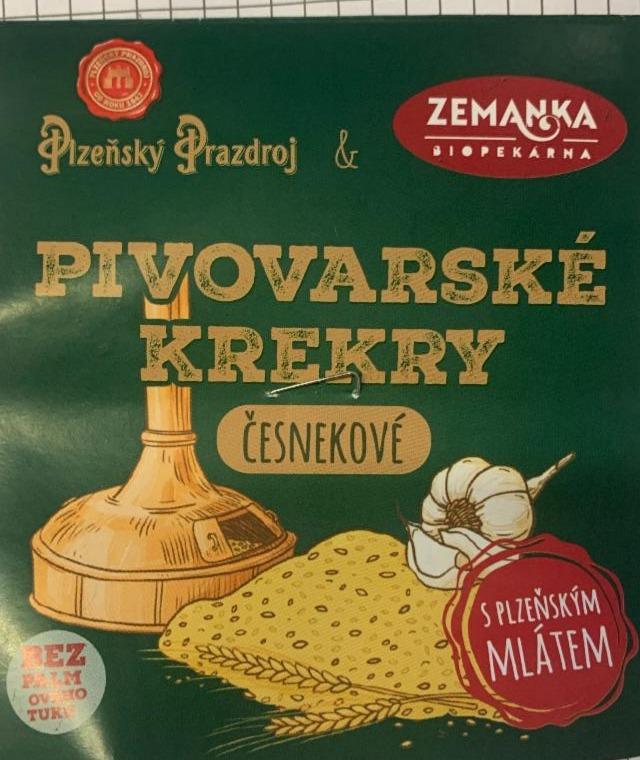 Fotografie - pivovarské krekry česnekové