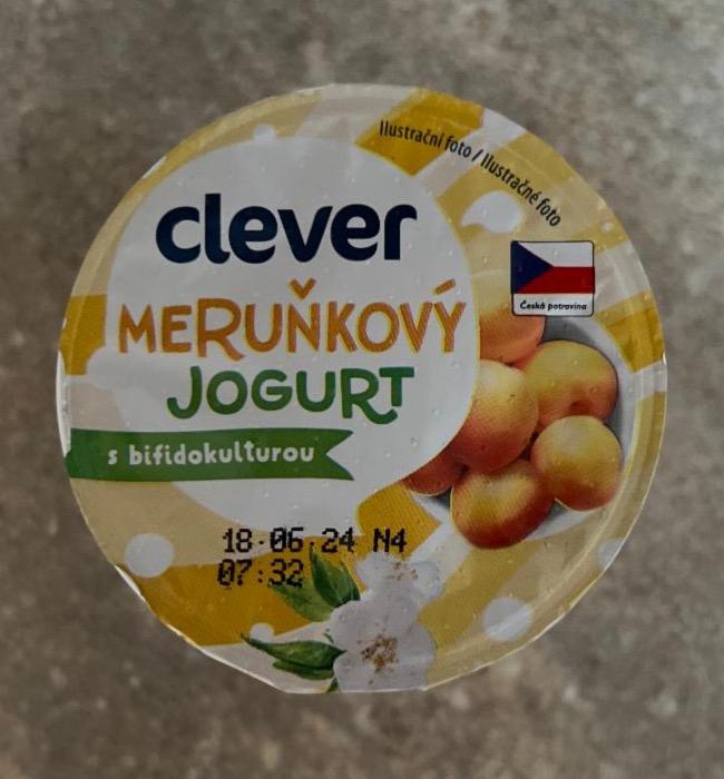 Fotografie - Jogurt meruňkový s bifidokulturou Clever