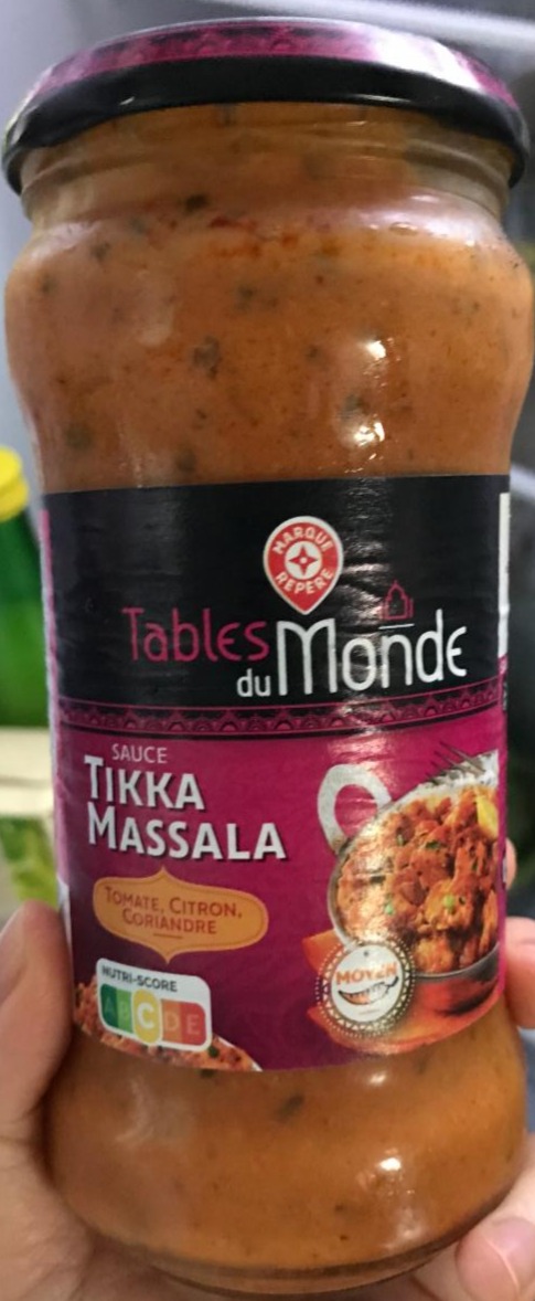 Fotografie - Sauce Tikka Massala Marque Repère