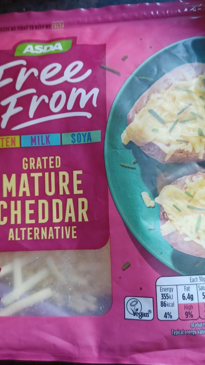 Fotografie - Free From gluten grated mature cheddar Asda