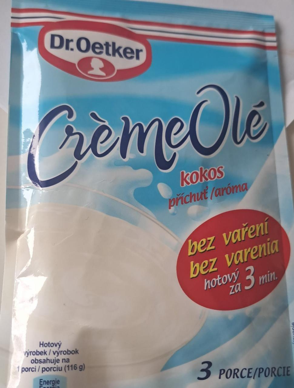 Fotografie - Pudink Créme Olé kokos hotový výrobek Dr.Oetker