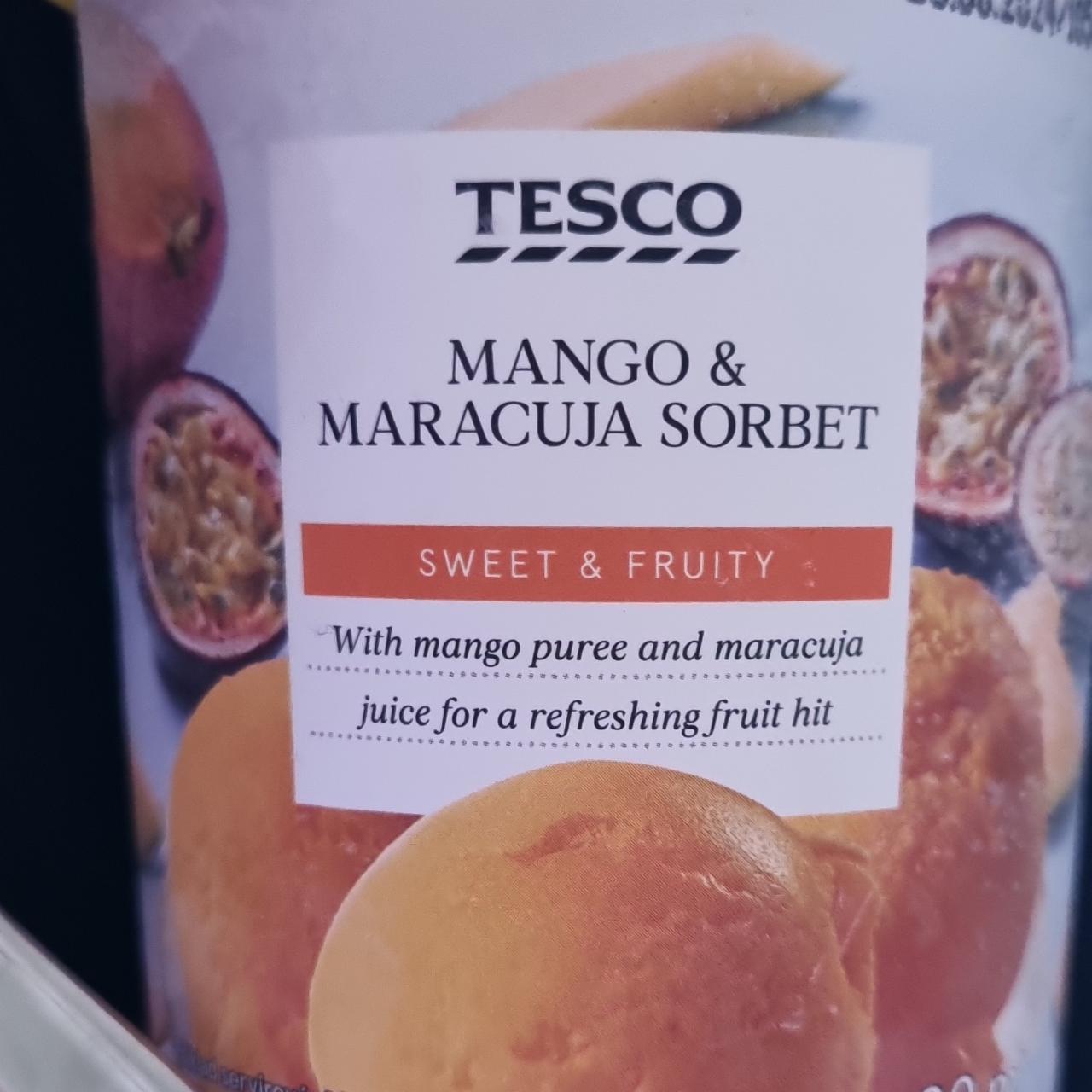 Fotografie - Mango & maracuja sorbet Tesco