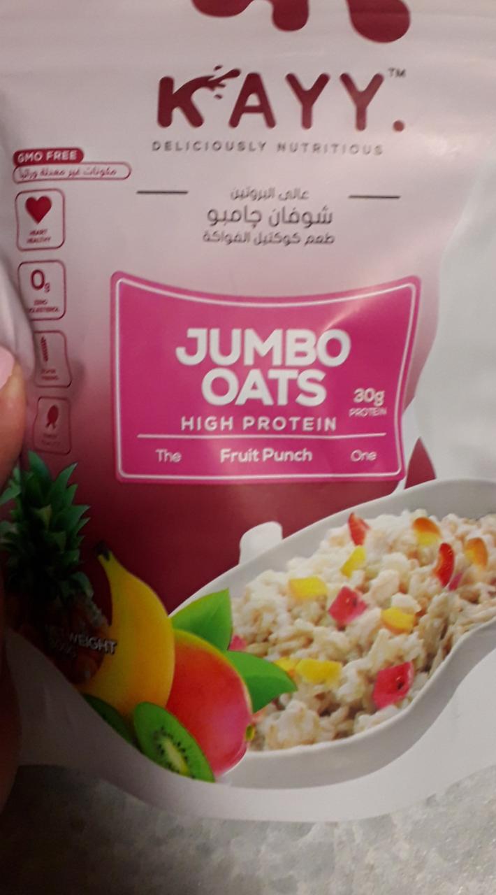 Fotografie - Jumbo Oats High Protein Fruit Punch Kayy