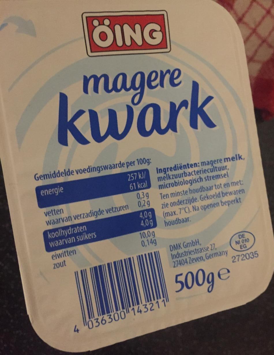 Fotografie - magere kwark Öing