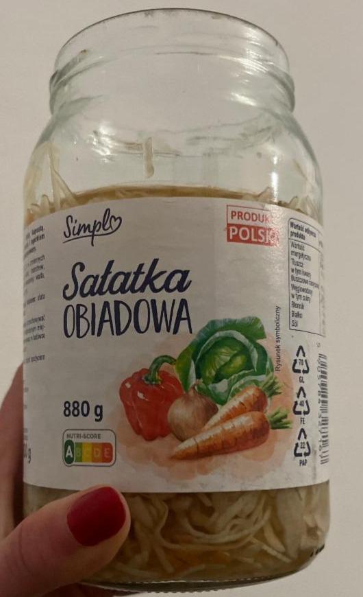 Fotografie - Sałatka obiadowa Simpl