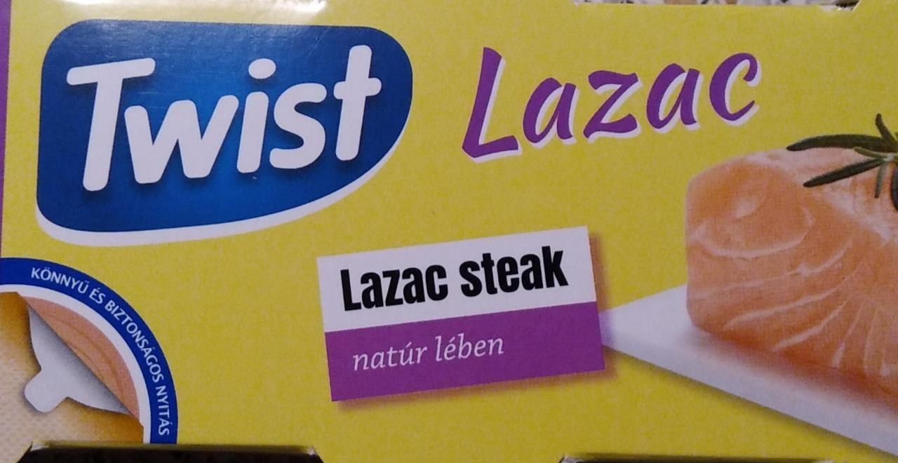 Fotografie - Lazac steak natúr lében Twist