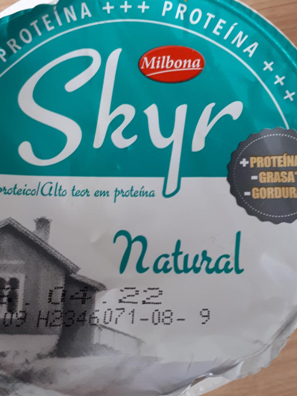 Fotografie - Skyr Natural Milbona