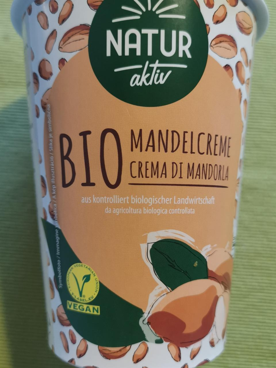 Fotografie - Bio Mandelcreme Natur aktiv