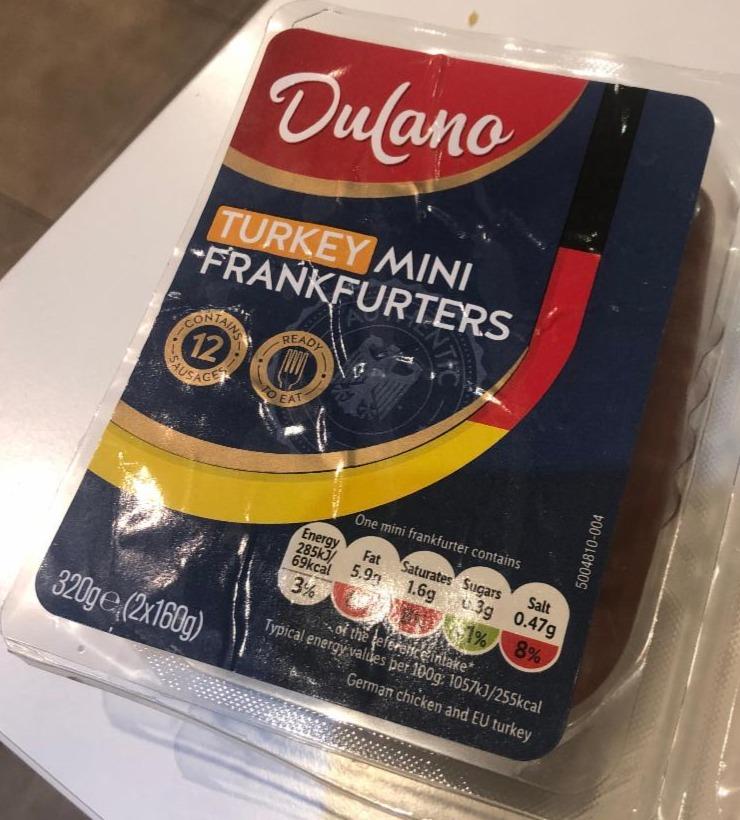 Fotografie - Mini Turkey Frankfurters Dulano