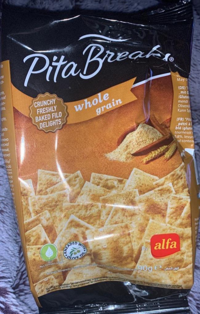 Fotografie - Pita Breaks Whole Grain Alfa