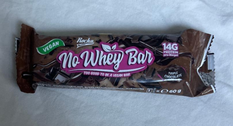 Fotografie - No Whey Bar Triple Chocolate