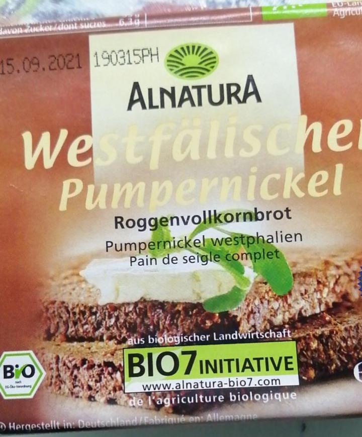 Fotografie - Bio Westfälischer Pumpernickel Alnatura