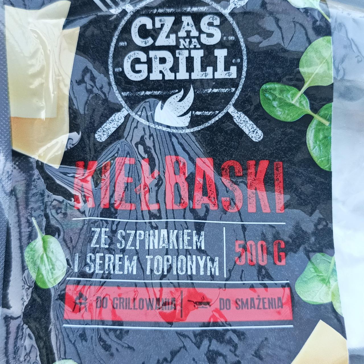 Fotografie - Kielbaski ze szpinakem i serem topionym Czas na Grill