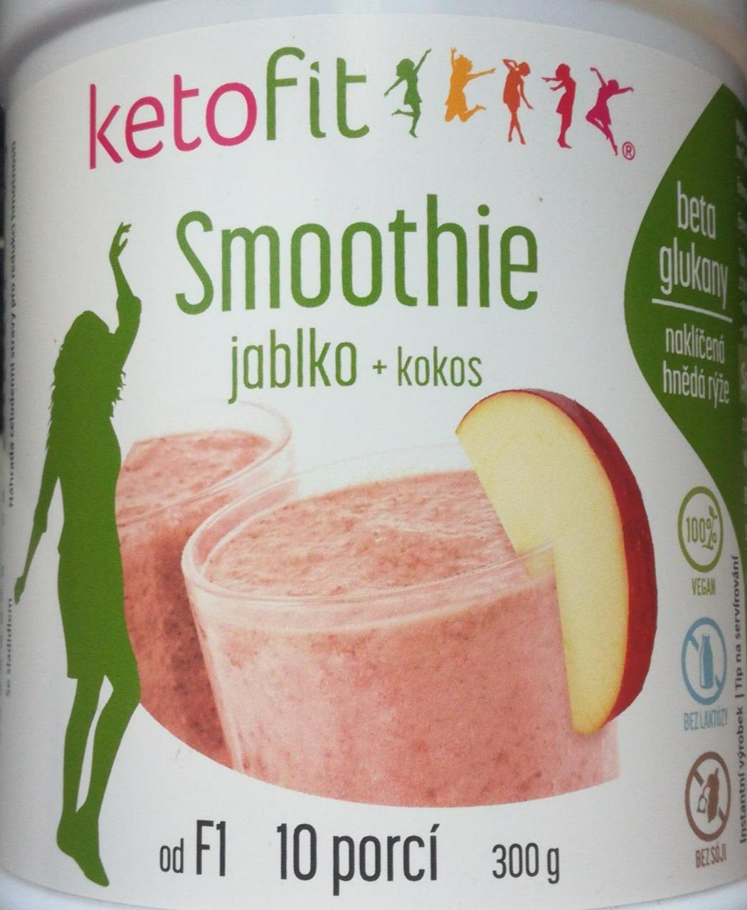 Fotografie - Smoothie jablko + kokos KetoFit