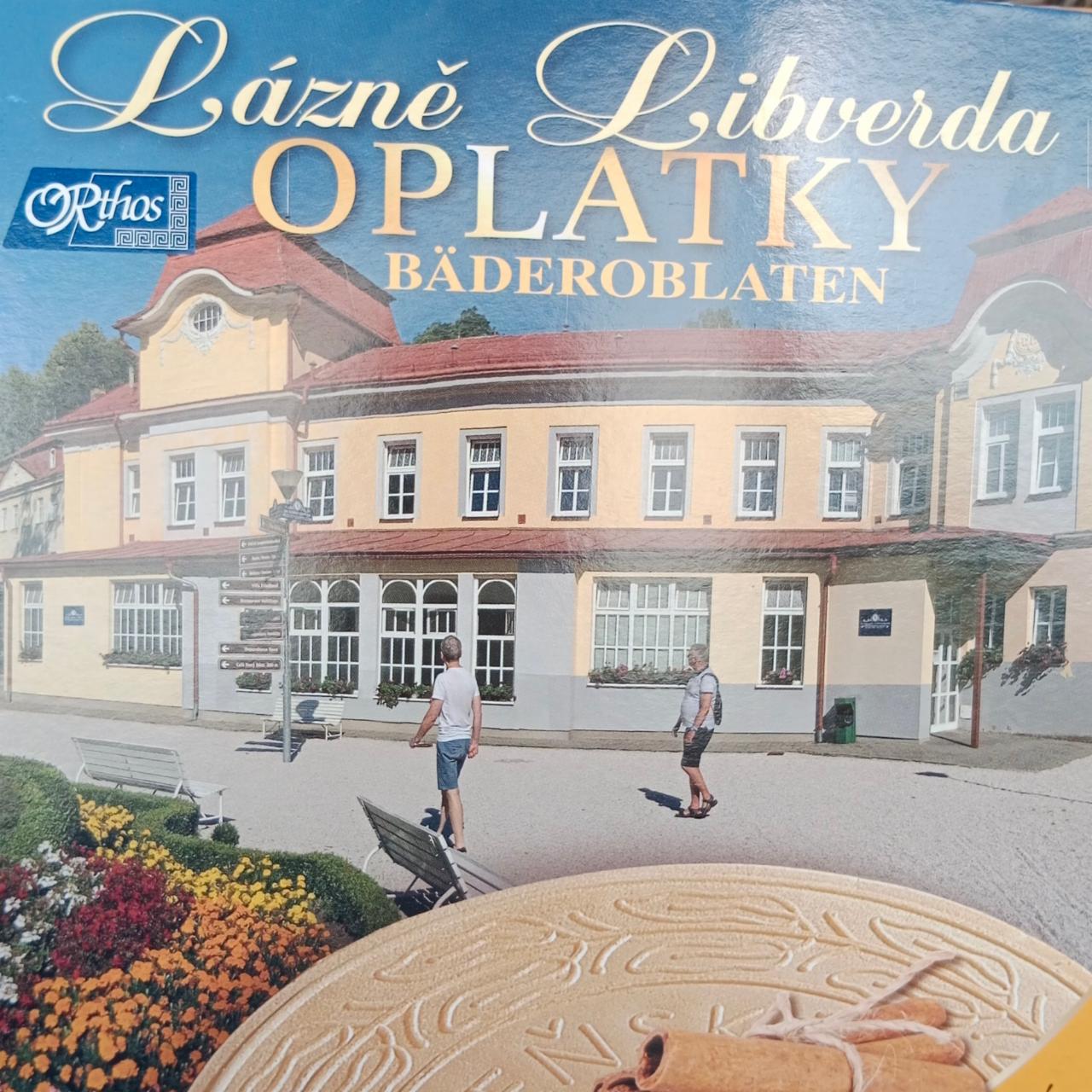 Fotografie - oplatky skořicové Lázně Libverda