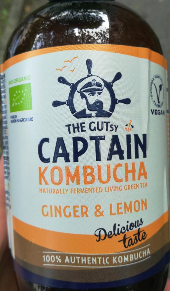 Fotografie - Captain Kombucha Ginger & Lemon The Gutsy