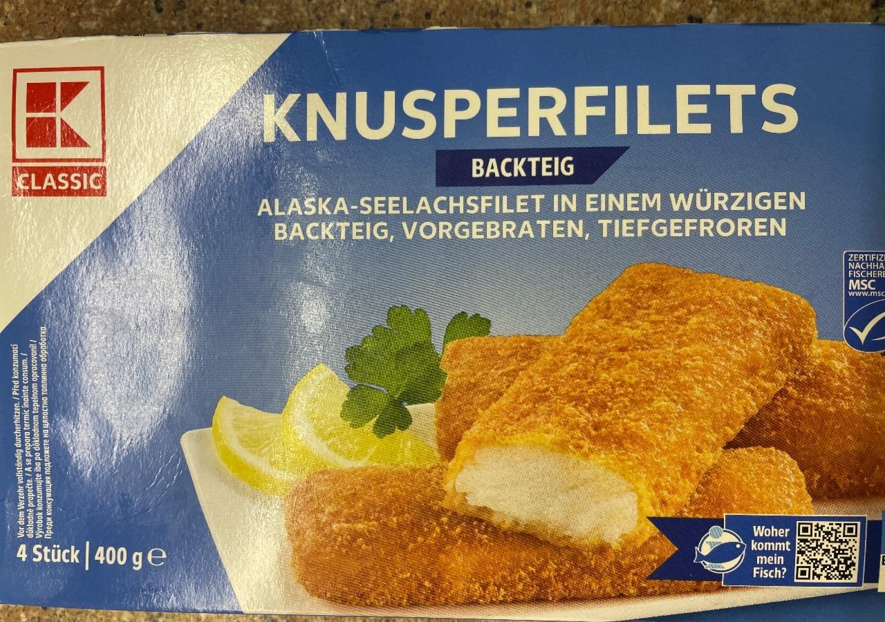 Fotografie - Knusperfilets K-Classic