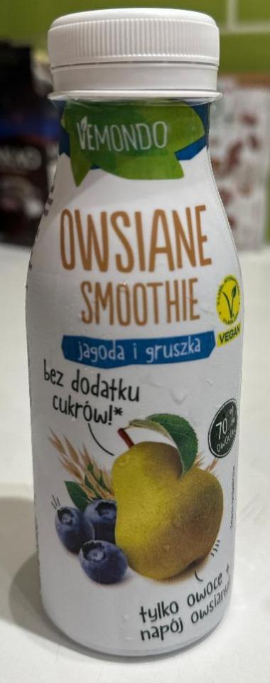 Fotografie - Owsiane smoothie jagoda i gruszka Vemondo