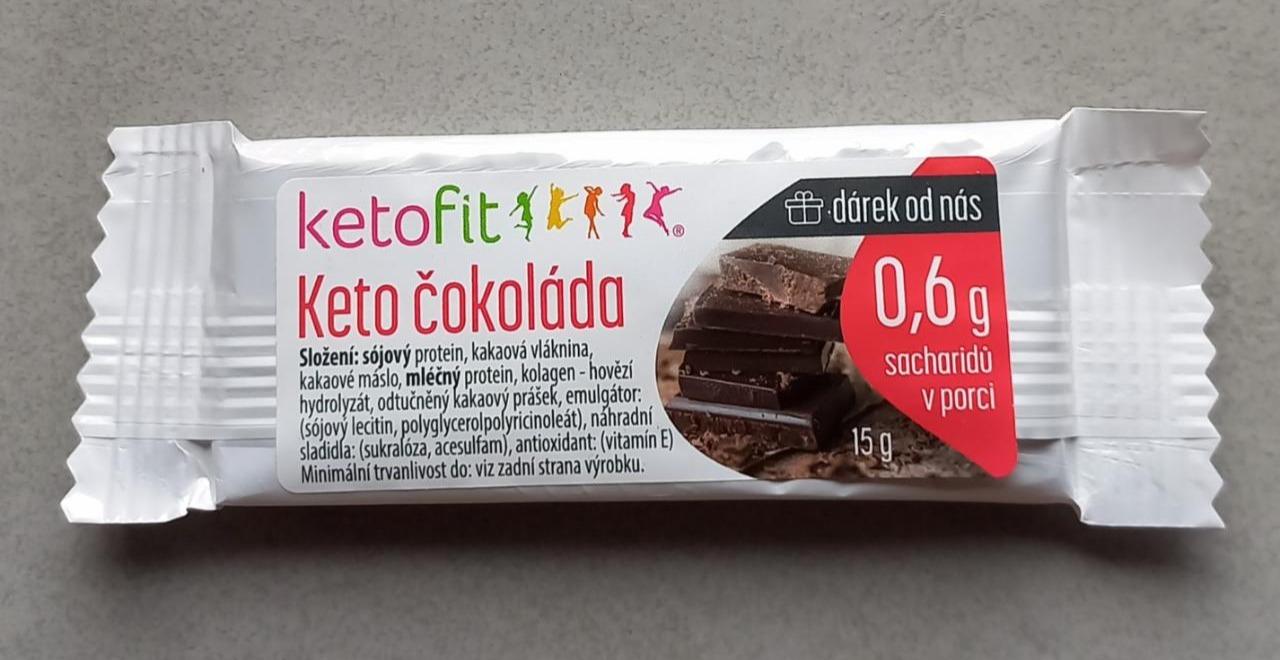 Fotografie - Keto čokoláda KetoFit