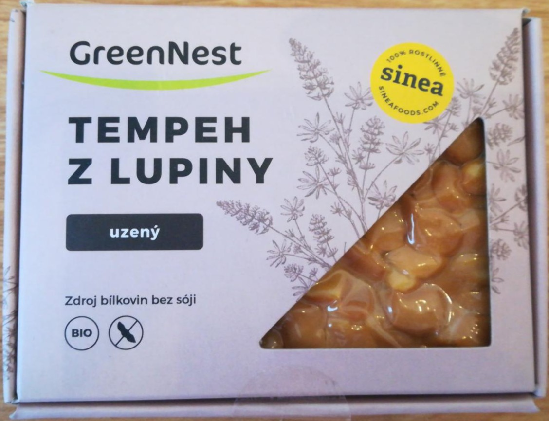 Fotografie - Bio Tempeh z lupiny uzený GreenNest