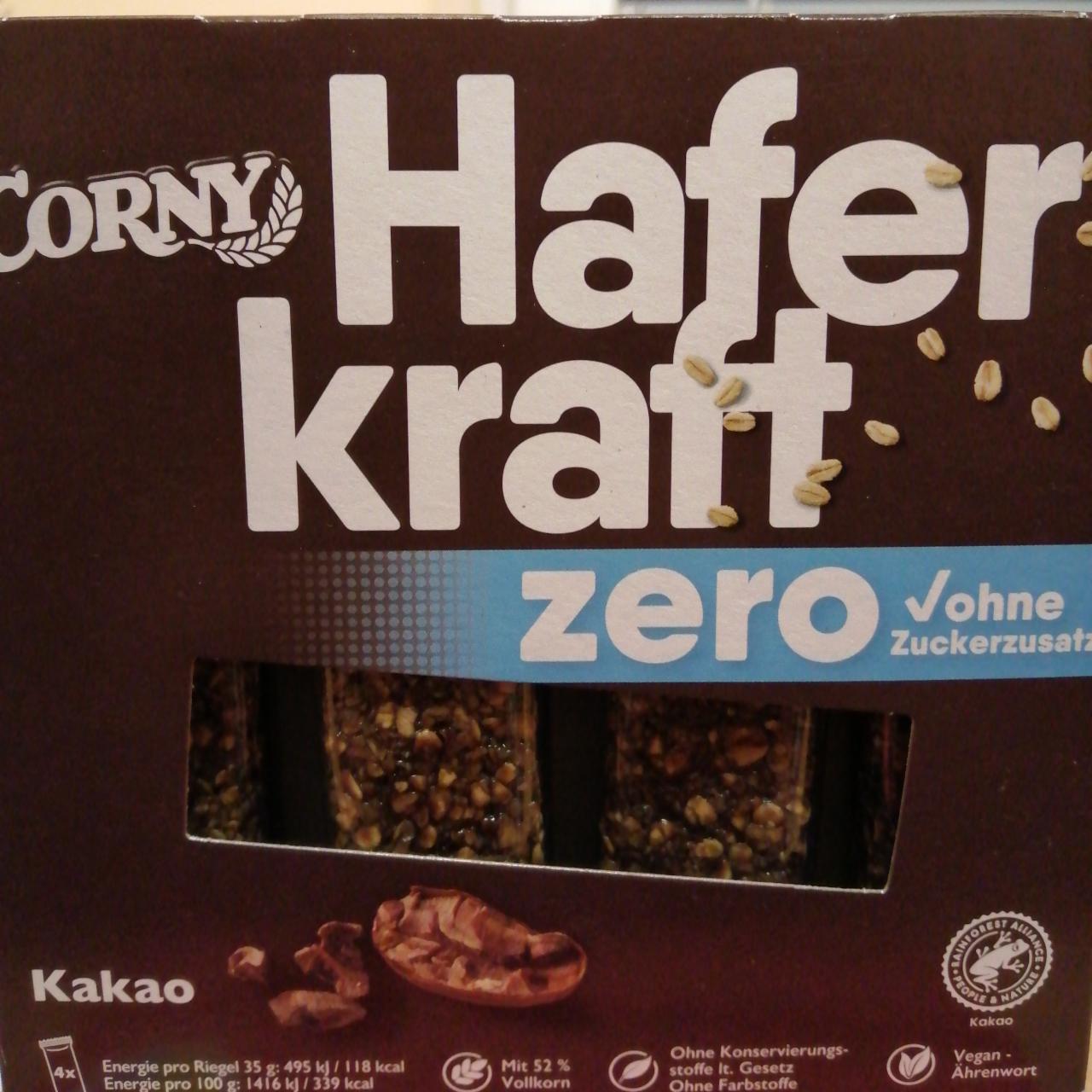 Fotografie - Hafer craft zero kakao Corny