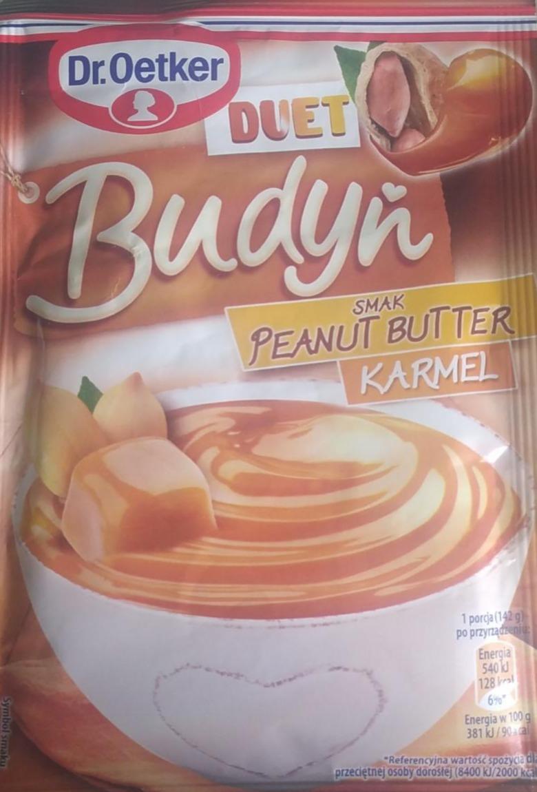 Fotografie - Budyń Duet smak peanut Butter Karmel Dr.Oetker