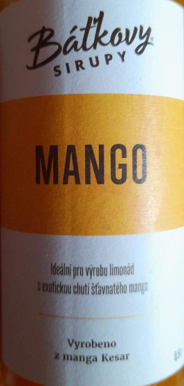 Fotografie - Mango Báťkovy sirupy