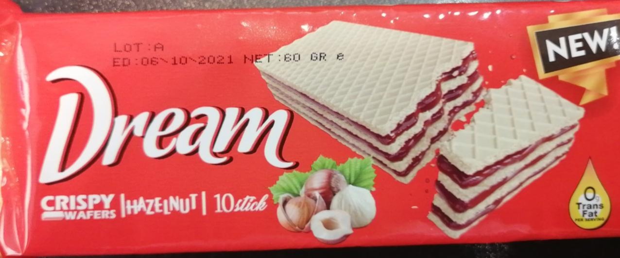 Fotografie - Dream crispy wafers Hazelnut