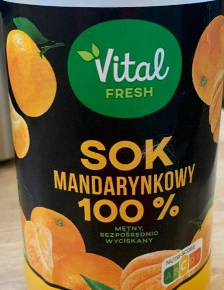 Fotografie - Sok Mandarynkowy 100% Vital fresh