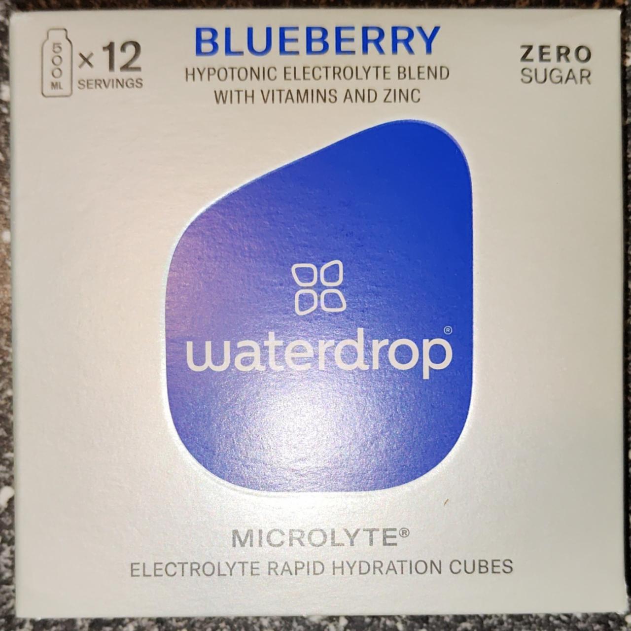 Fotografie - Blueberry Waterdrop