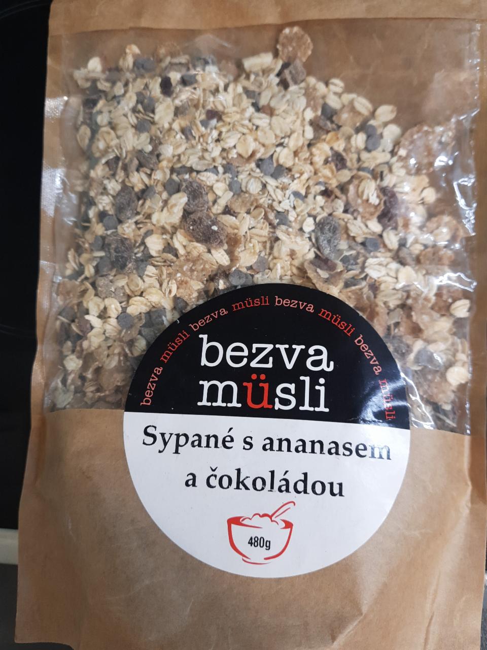 Fotografie - Sypané s ananasem a čokoládou Bezva Müsli