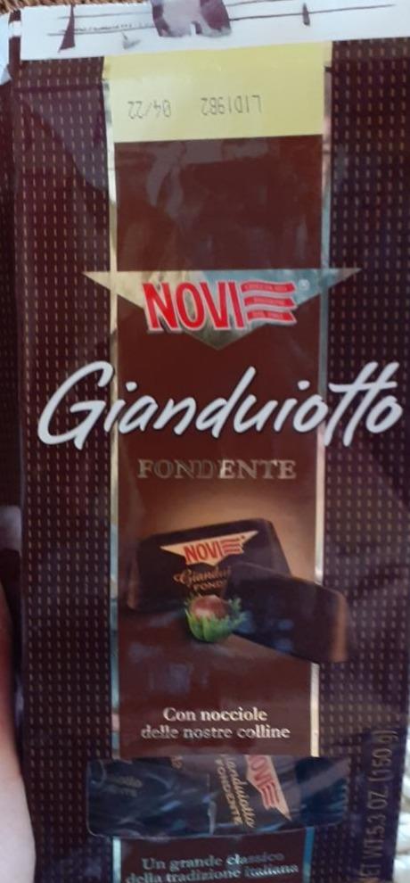 Fotografie - Gianduiotto fondente Novi