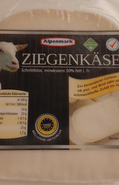 Fotografie - Ziegenkäse 50% Fett i.Tr. Alpenmark