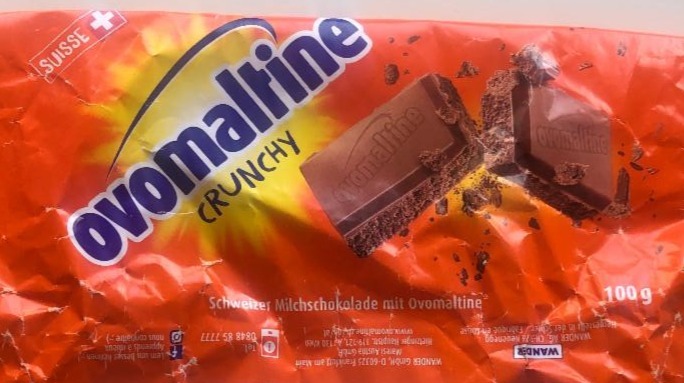 Fotografie - Milchschokolade Crunchy Ovomaltine