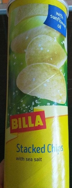 Fotografie - Stacked Chips with sea salt Billa