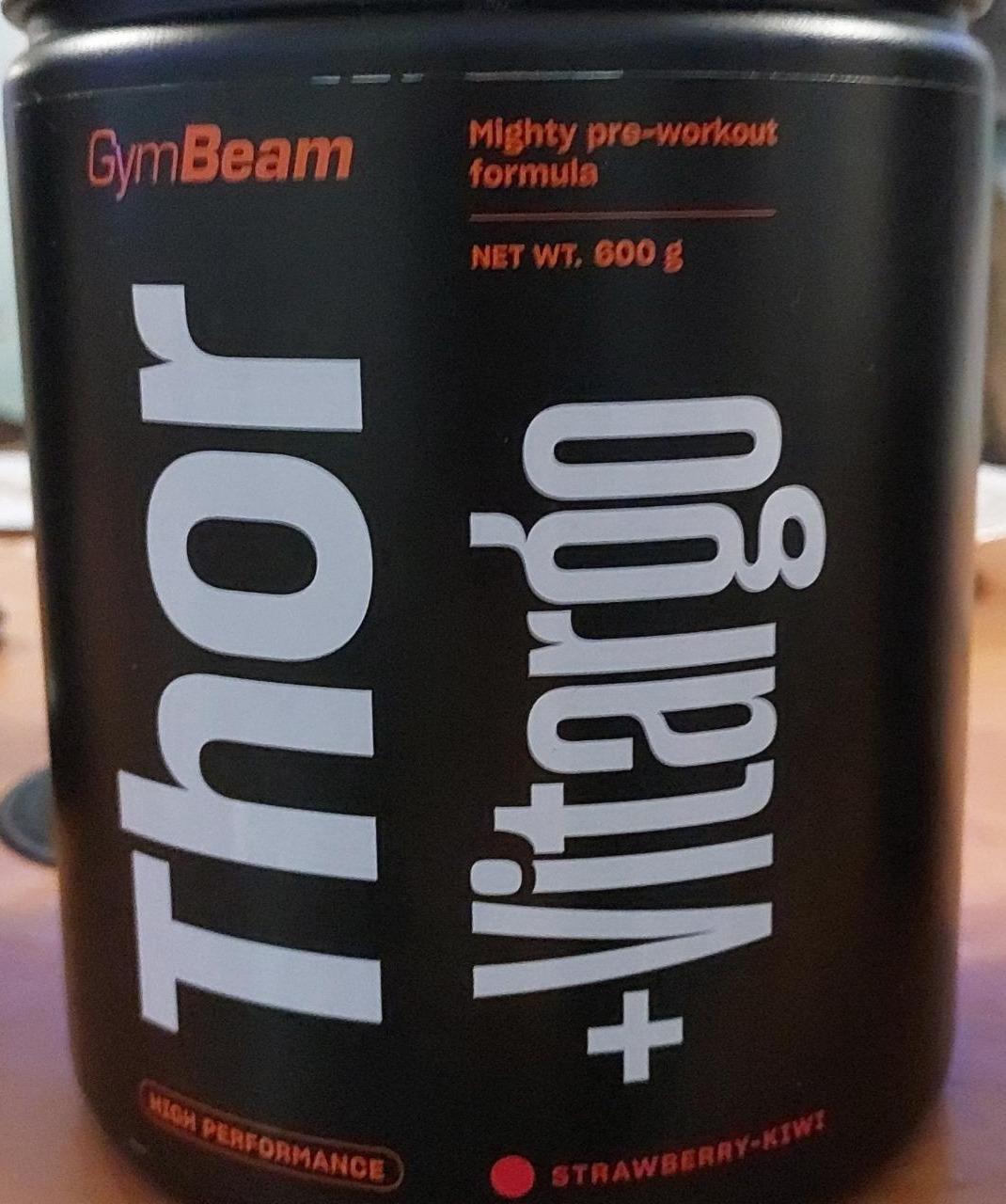 Fotografie - Thor + Vitargo Strawberry Kiwi GymBeam