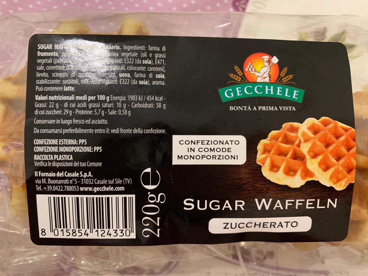 Fotografie - Sugar Waffeln Gecchele