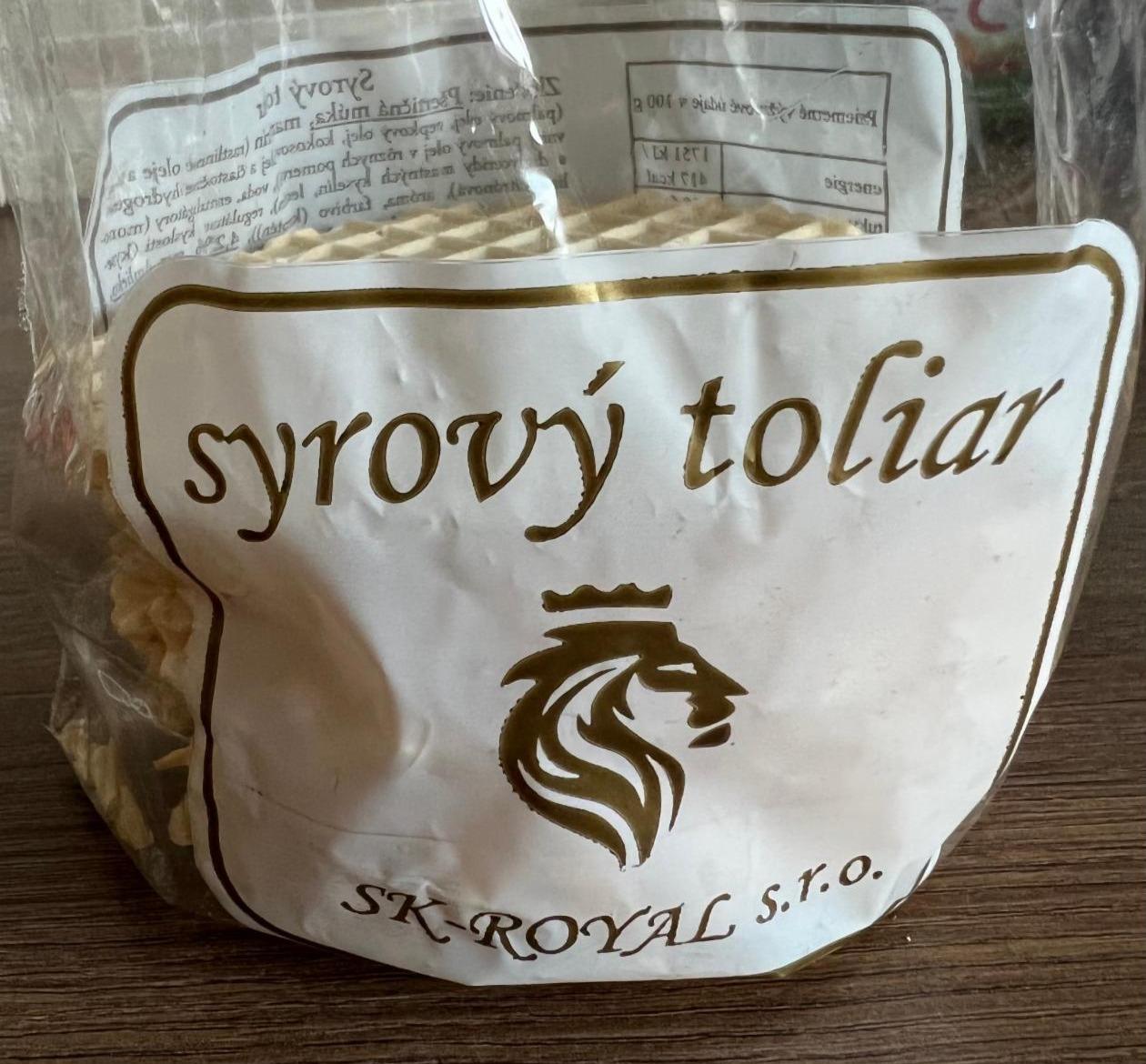 Fotografie - Syrový toliar SK-Royal