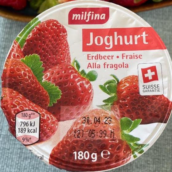 Fotografie - Joghurt Erdbeer Milfina