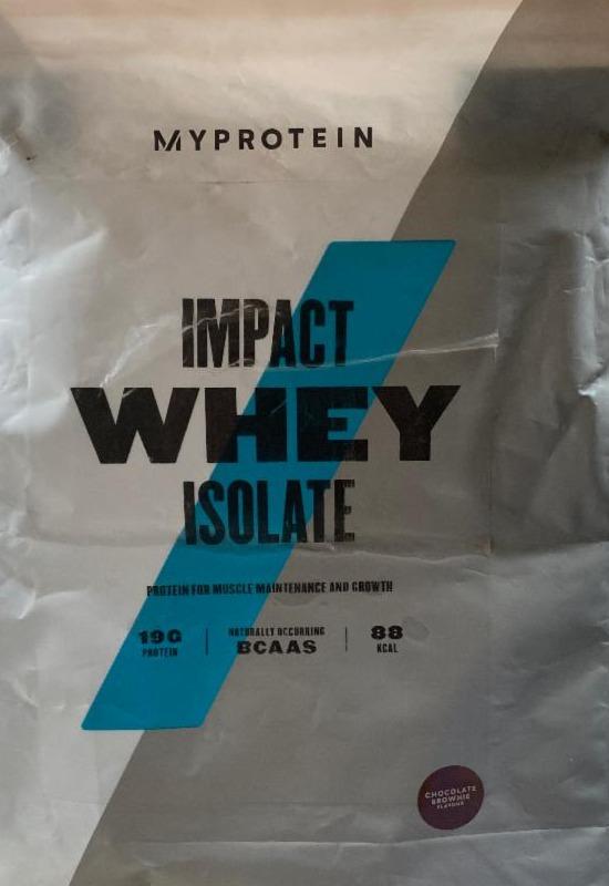 Fotografie - Impact WHEY ISOLATE Myprotein