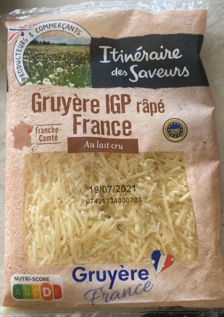 Fotografie - Gruyère IGP râpé France Itinéraire des Saveurs